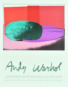 Original Vintage Exhibition Poster Andy Warhol Space Fruit Pop Art Watermelon