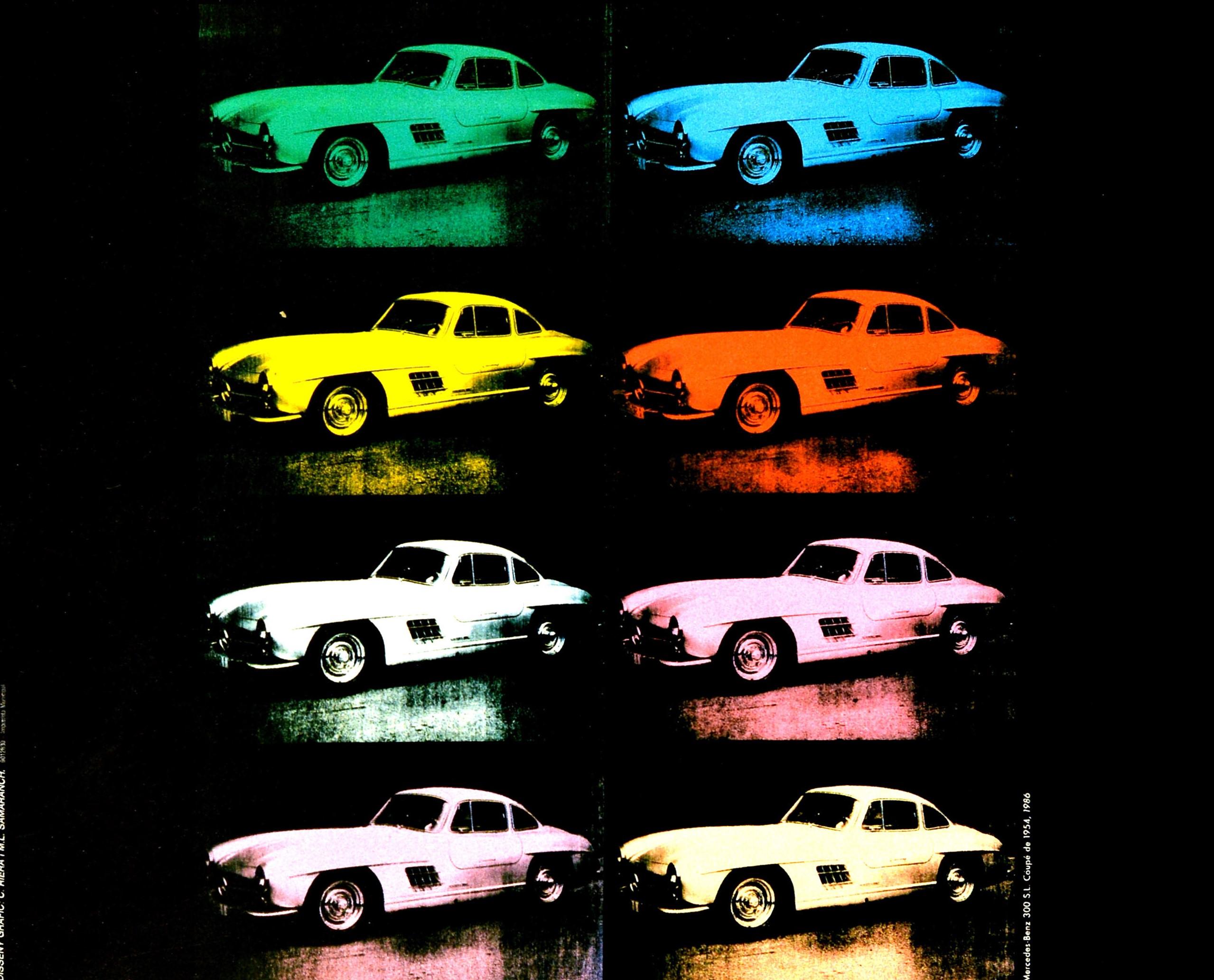 andy warhol mercedes poster