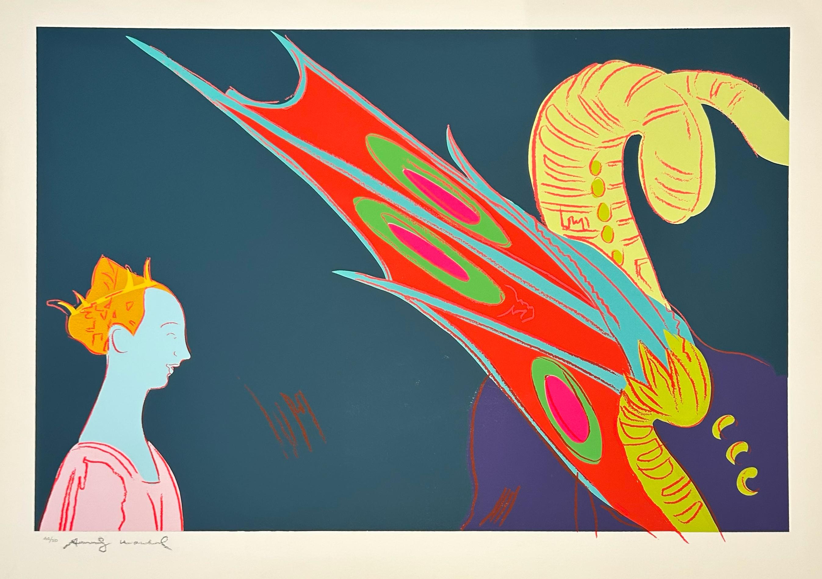 Paolo Uccello, San Giorgio e il drago, 1460 - Print di Andy Warhol