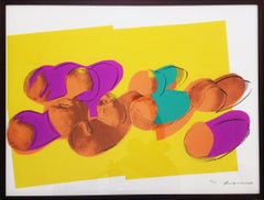 Peaches /// Pop Art Andy Warhol Screenprint Fruit Still Lifes New York Food Art