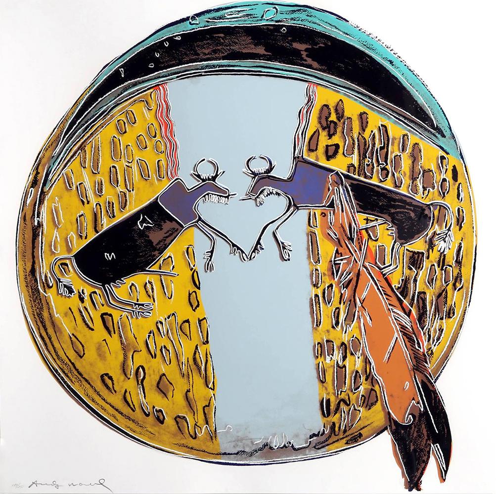 Andy Warhol Figurative Print - PLAINS INDIAN SHIELD FS II.382