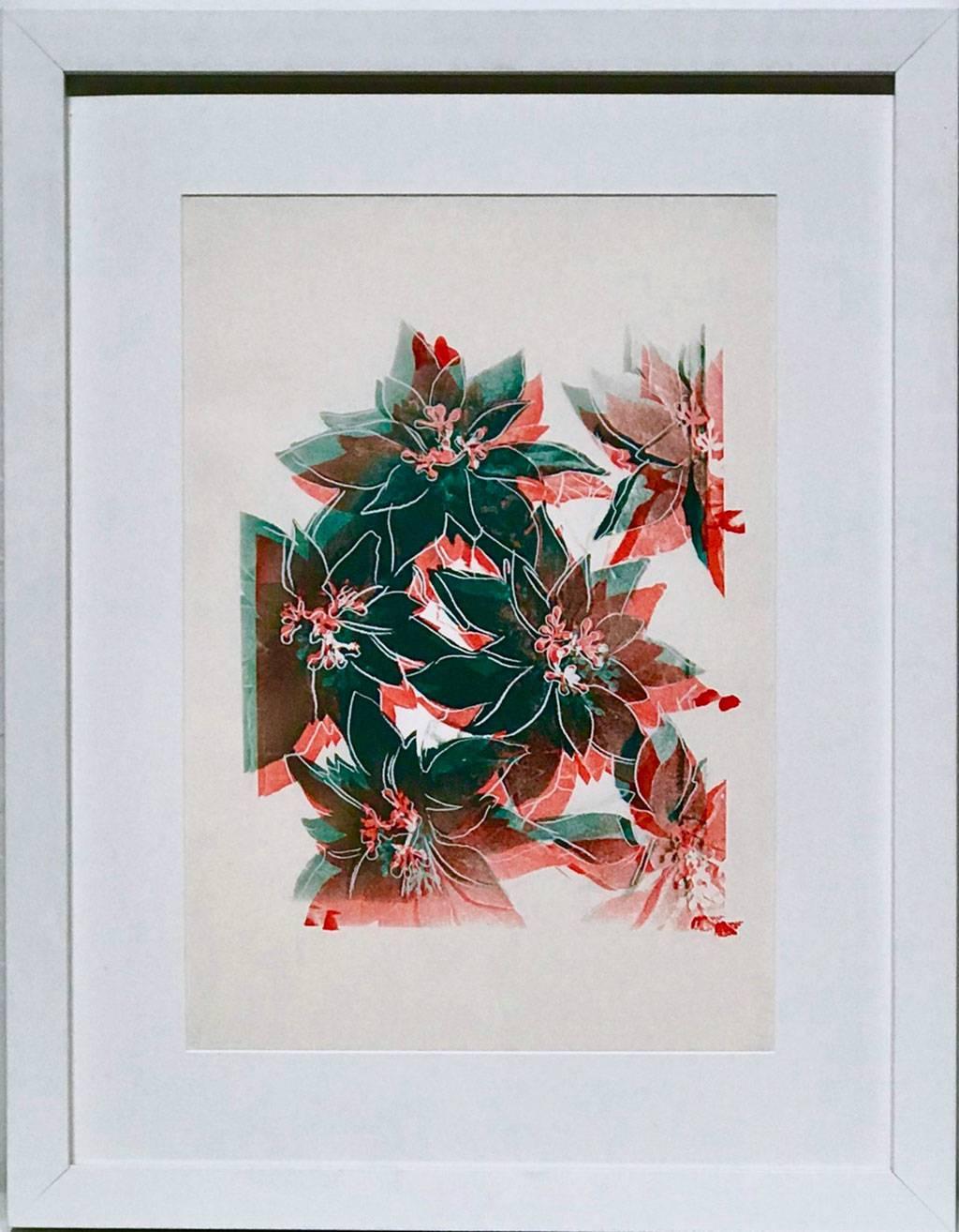 Poinsettias - Print by Andy Warhol