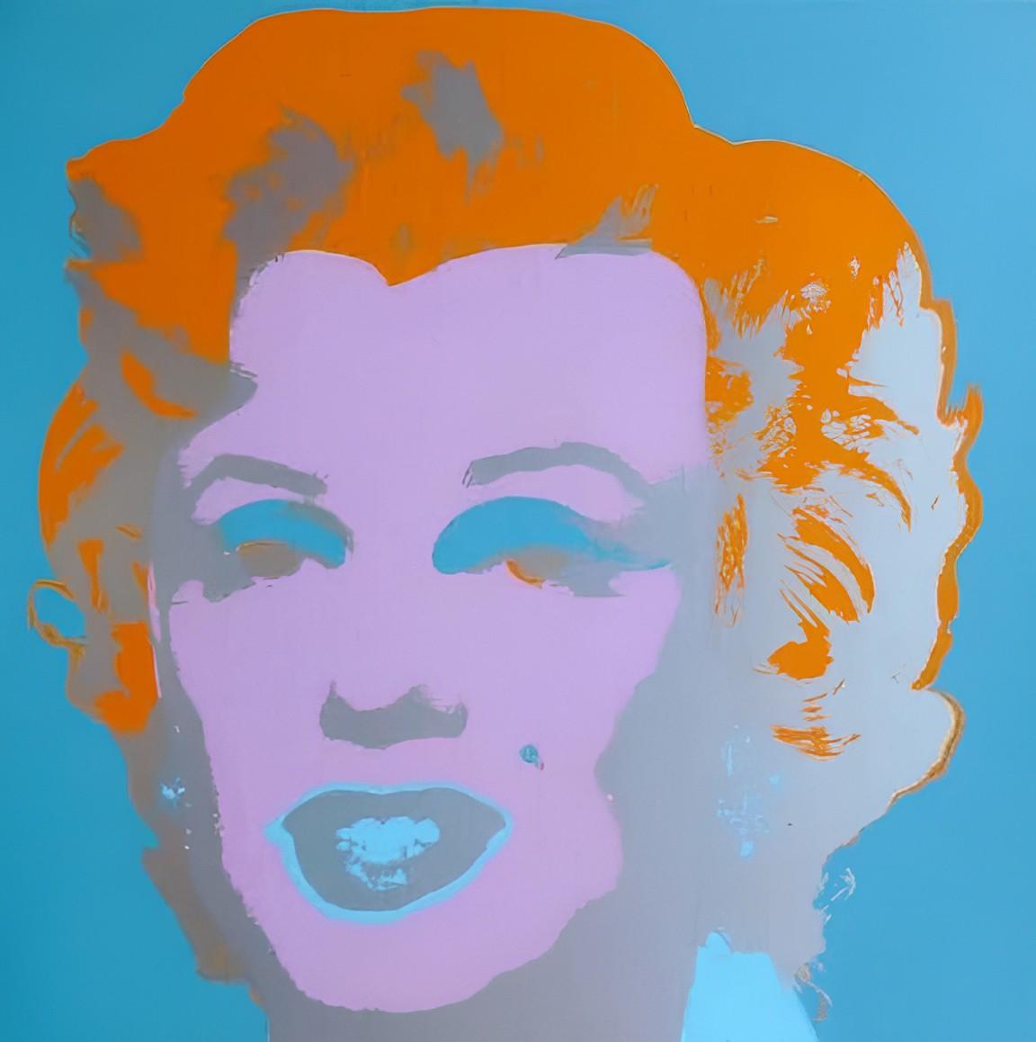 Purple Marilyn 11.29 From the Sunday B. Morning Edition - Print by Andy Warhol