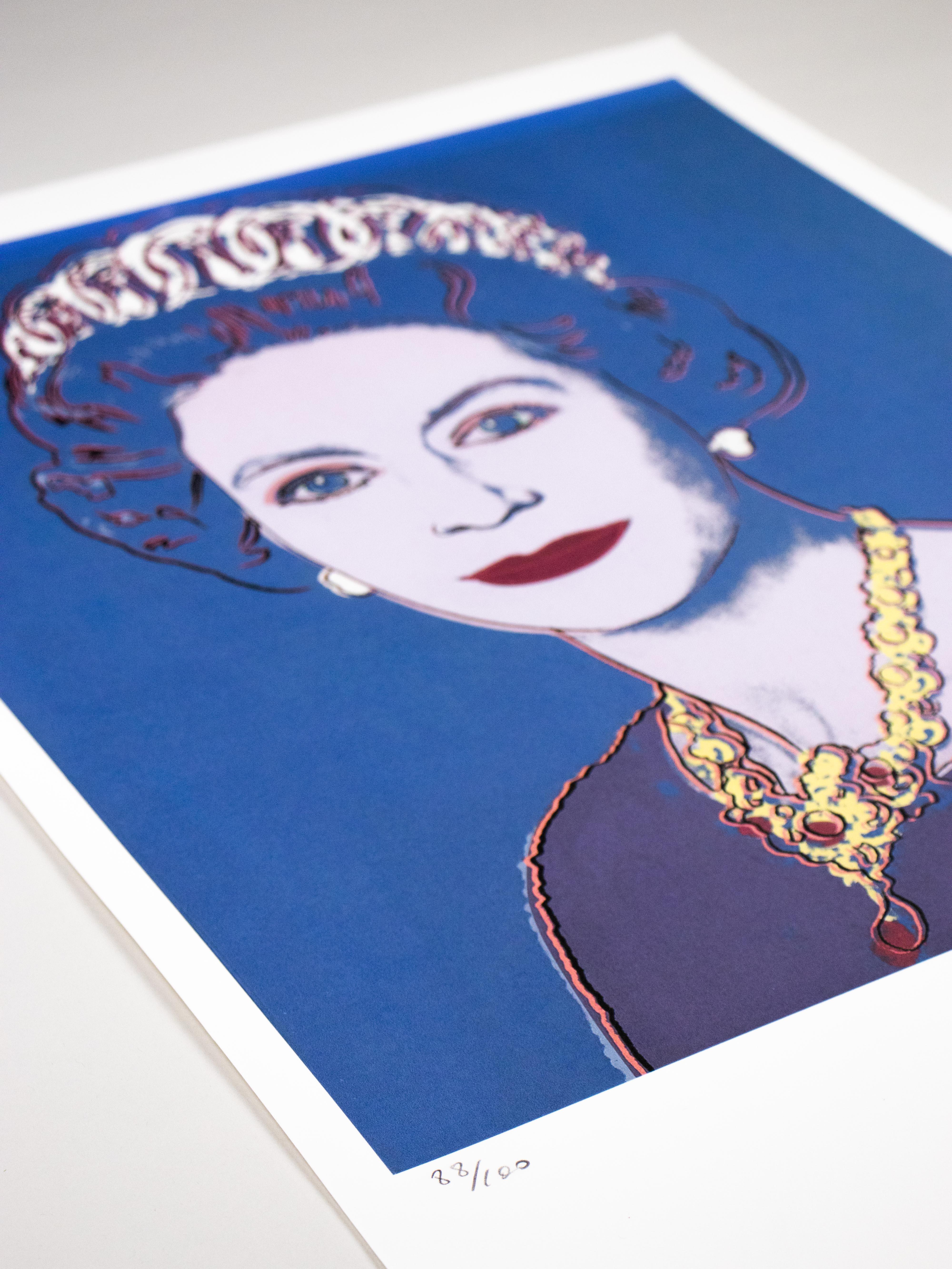 Queen Elizabeth II - 1983 - Original Lithograph - Limited Edition Print - 88/100 4