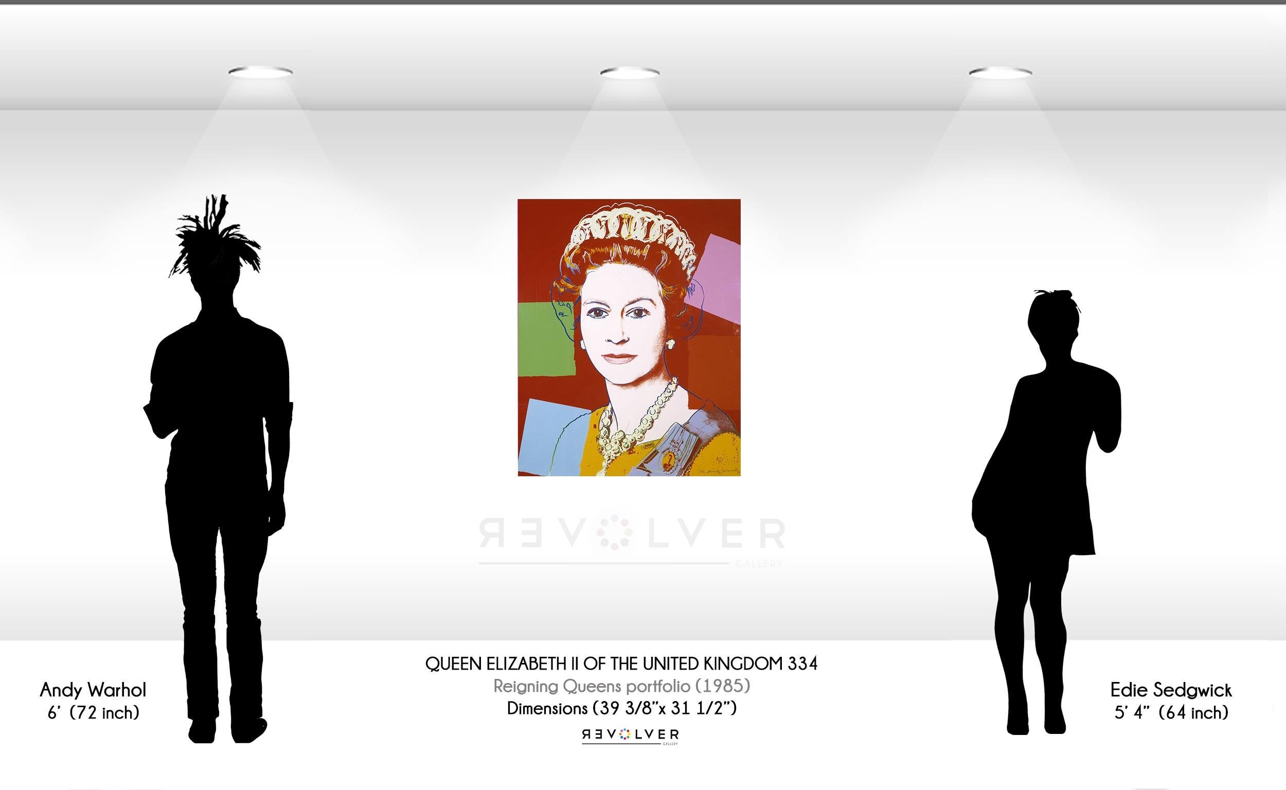 Queen Elizabeth II of the United Kingdom (FS II.334) - Pop Art Print by Andy Warhol