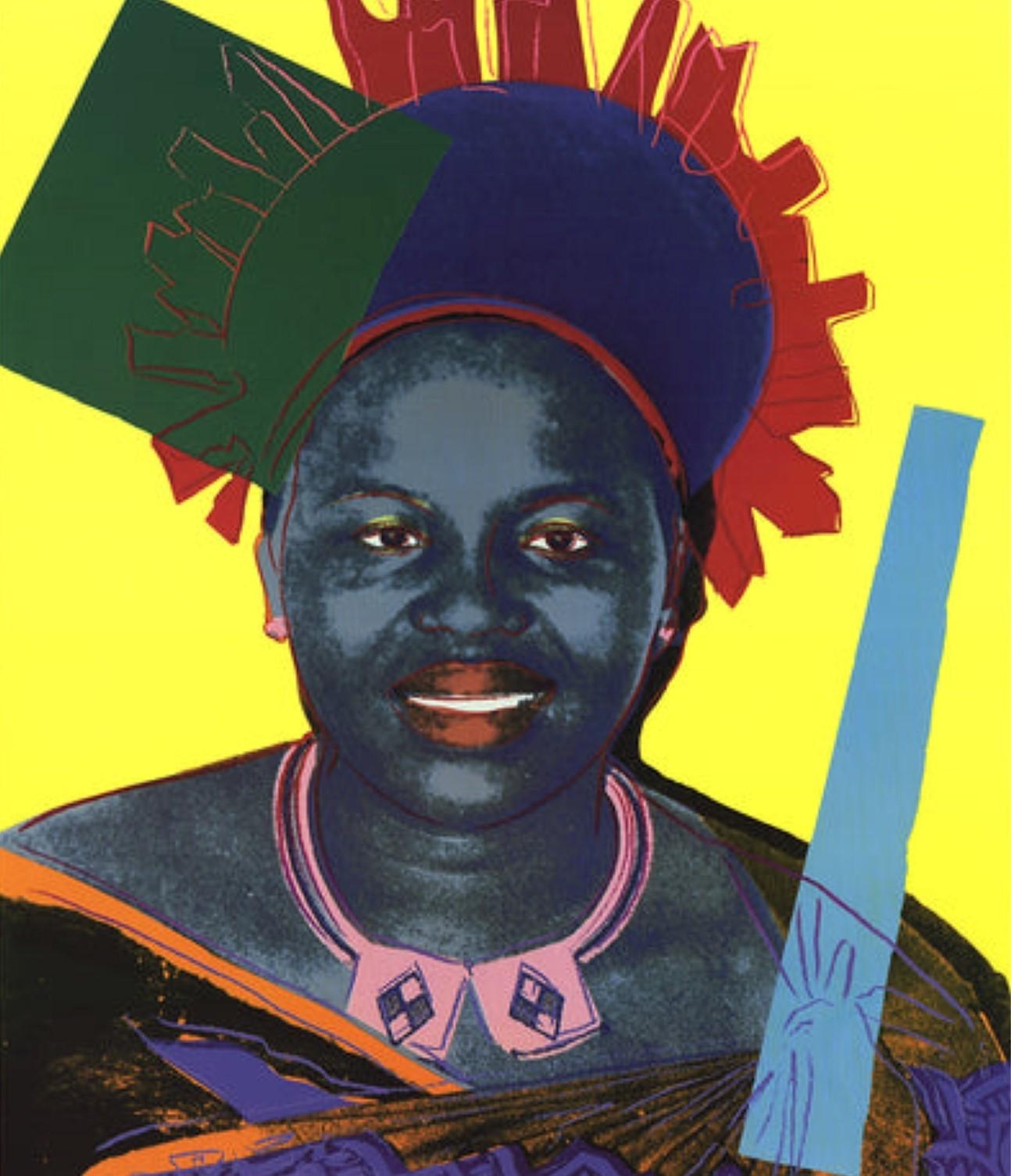 La reine Ntombi Twala du Swaziland par Andy Warhol en vente 2