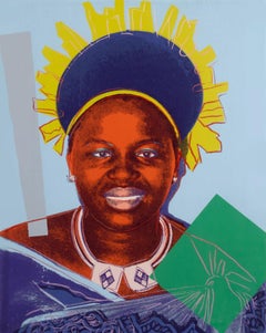 'Queen Ntombi Twala of Swaziland' Color Screenprint, 1985