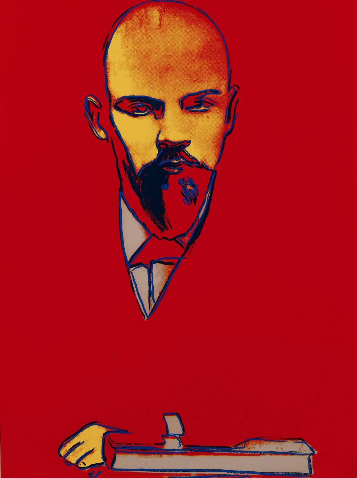 Red Lenin (FS II.403)  - Print by Andy Warhol
