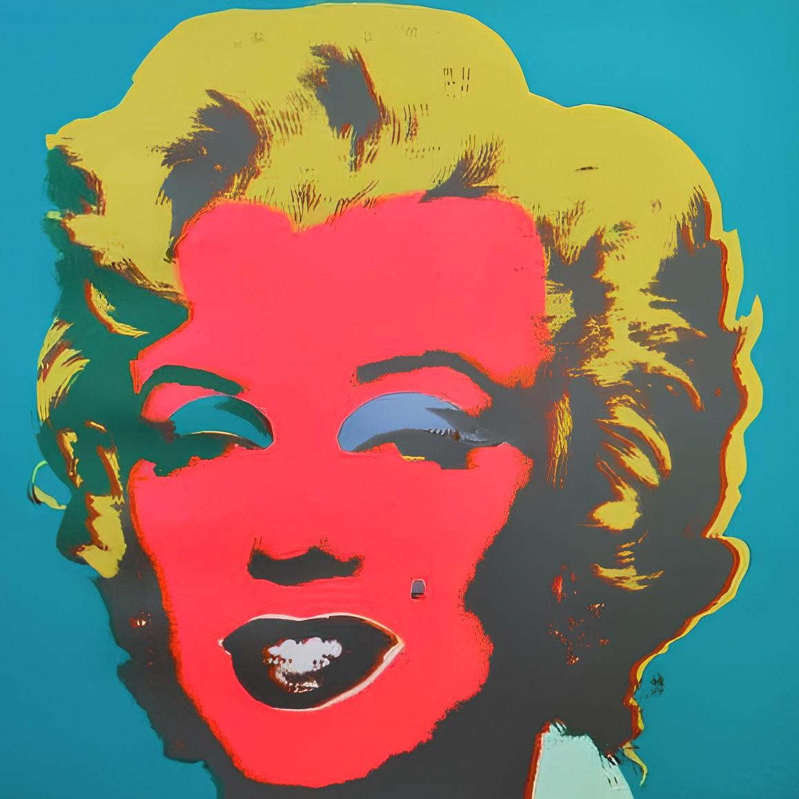 Red Marilyn 11.30 From the Sunday B. Morning Edition - Print by Andy Warhol