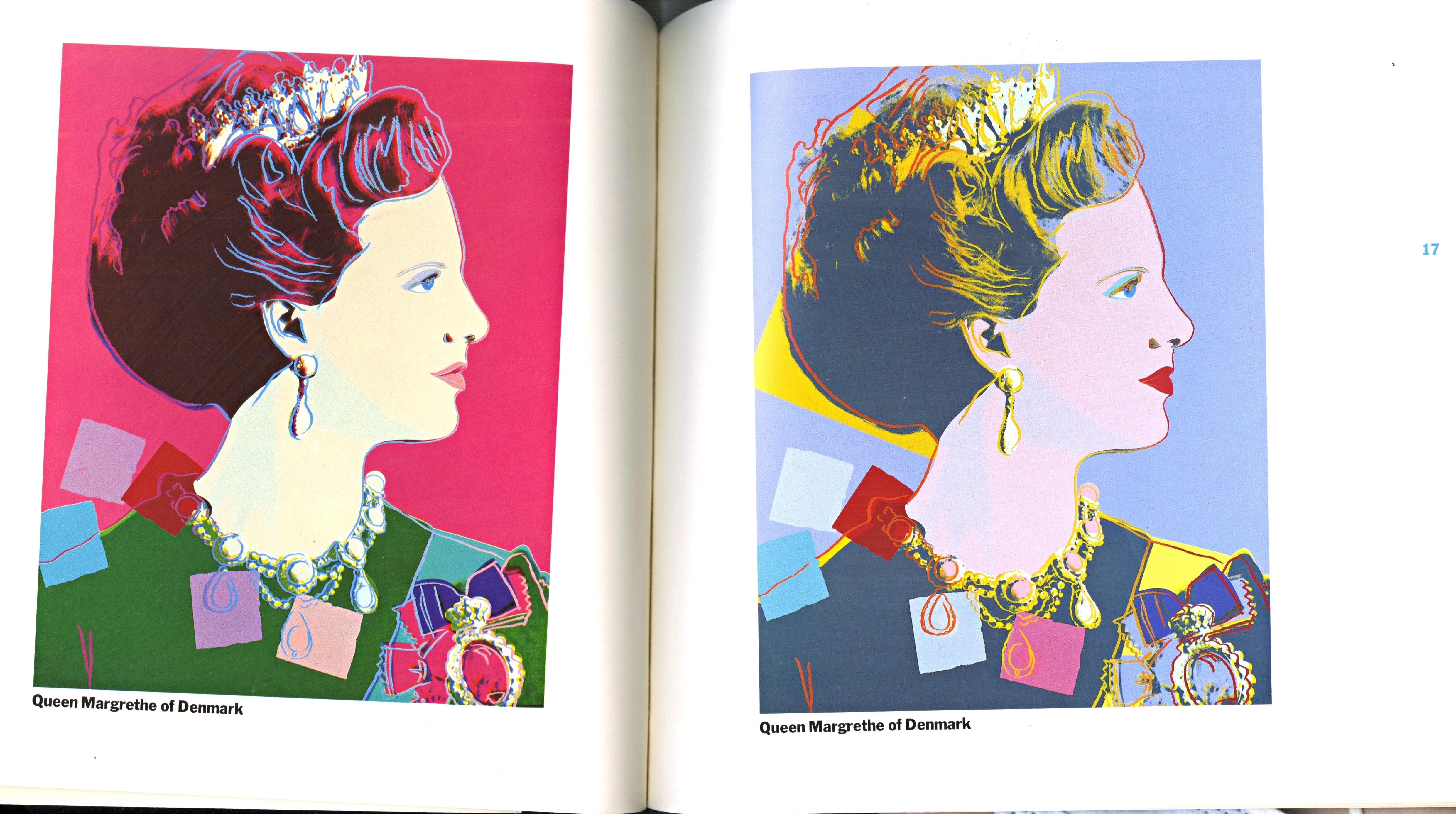 Andy Warhol
Reigning Queens (including Queen Elizabeth II) - lifetime edition, 1985
Limited Edition Numbered Exhibition Catalogue of offset lithograph plates, with Warhol's authorized plate signature. Lifetime edition.
9 1/2 × 9 inches
Edition