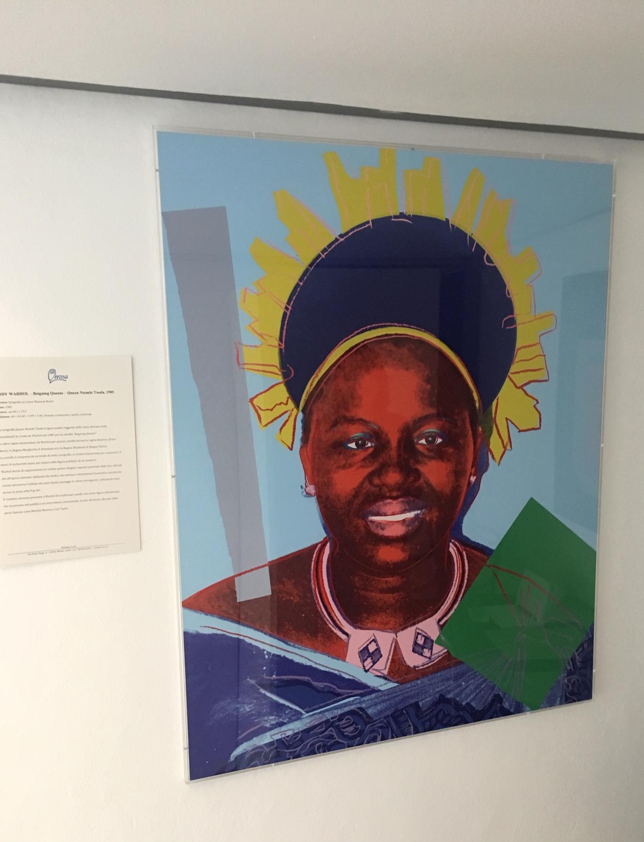 Reigning Queens - Queen Ntombi Twala - Pop Art Print by Andy Warhol