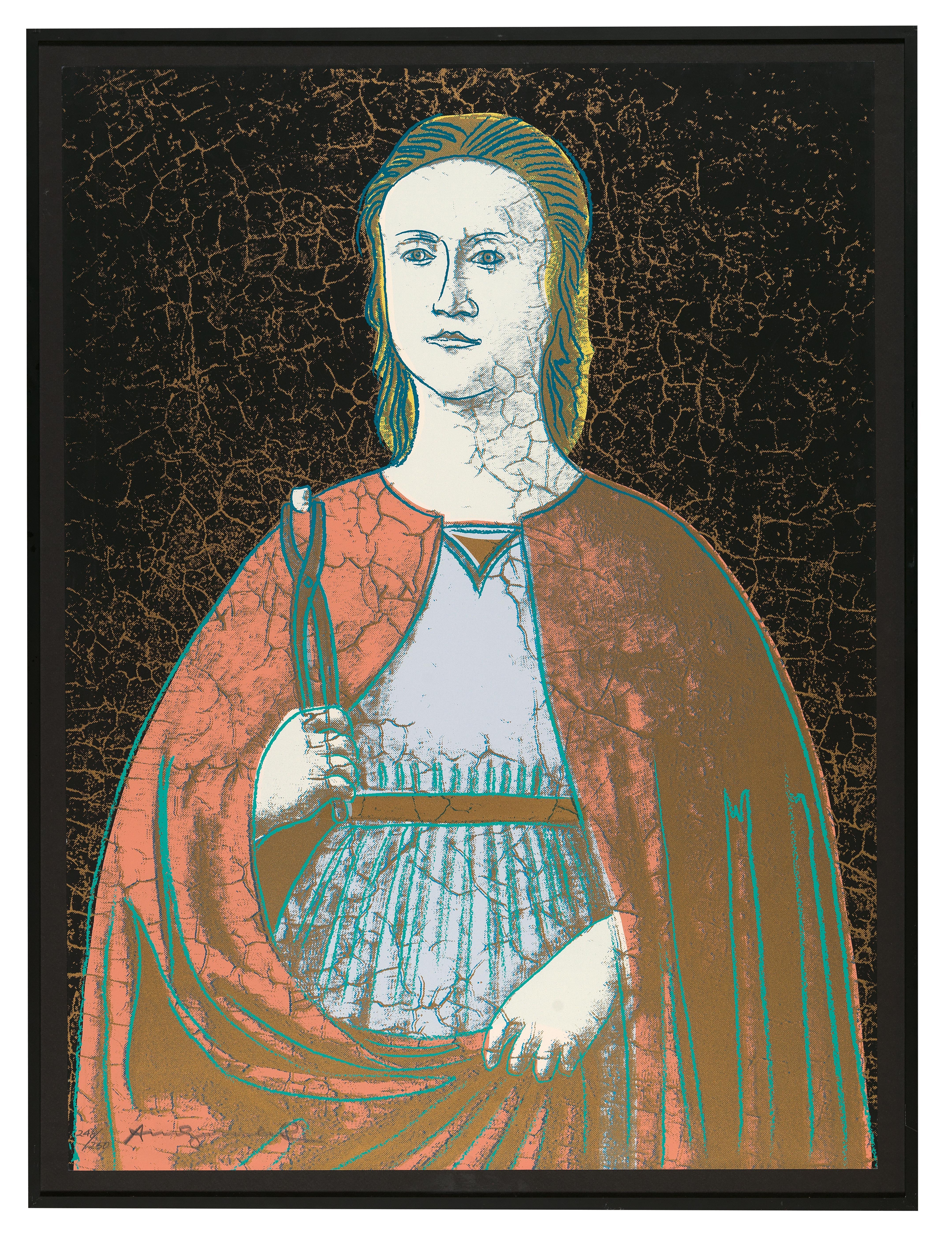 Saint Apollonia - Portfolio of four screen-prints - Pop Art Print by Andy Warhol