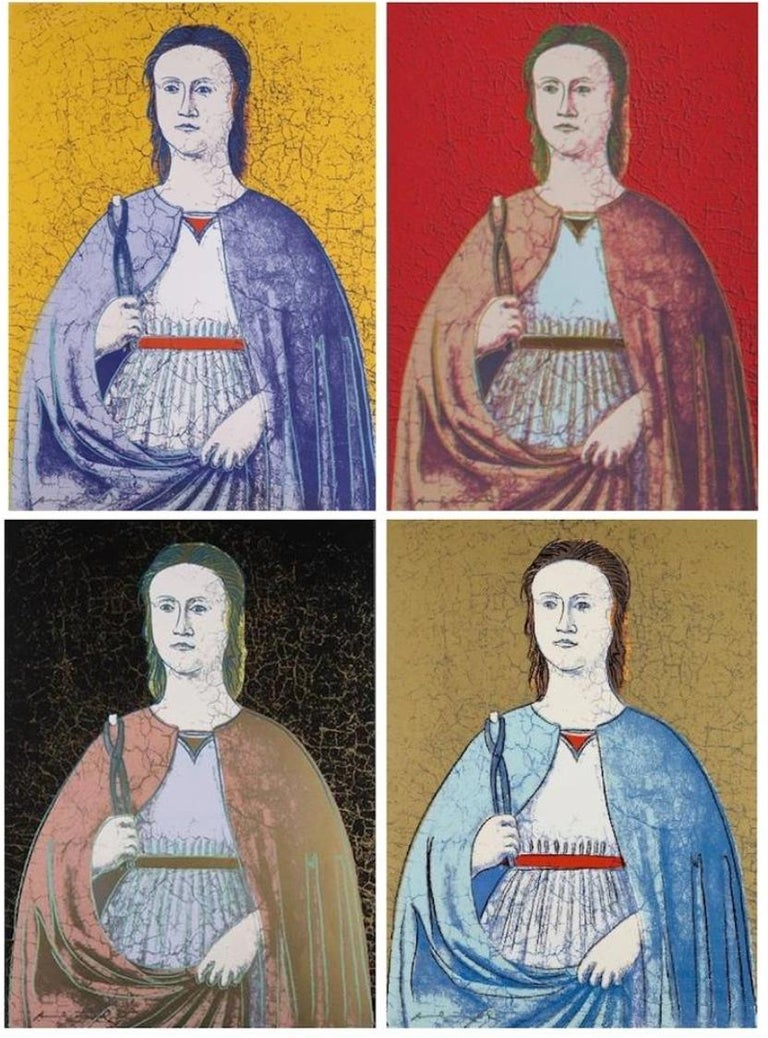 Saint Apollo Andy Warhol - Saint Apollonia - Portfolio of four screen-prints For ...