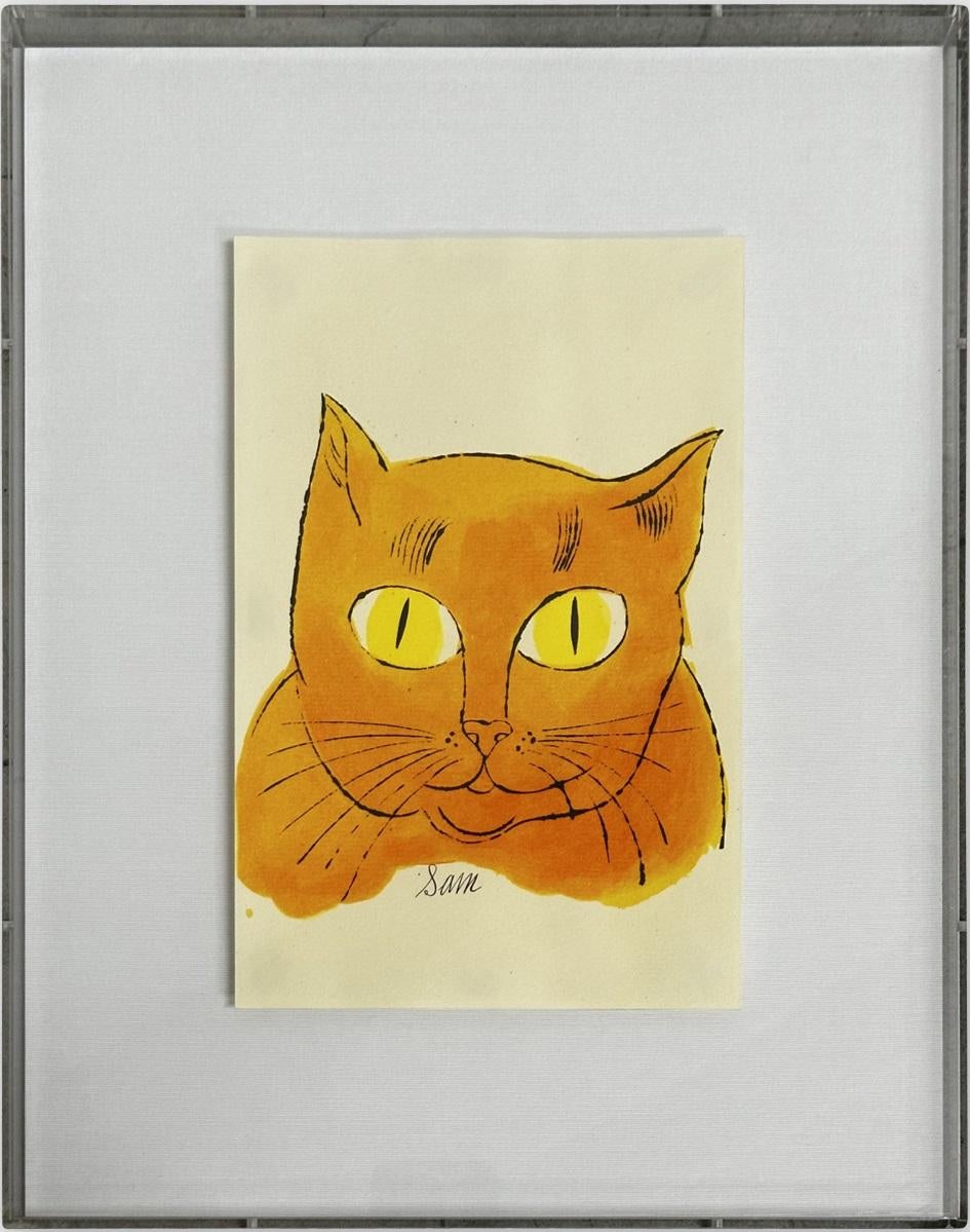 Animal Print Andy Warhol - Sam, from 25 Cats Nom[d] Sam and One Blue Pussy