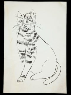 Sam (de la carpeta 25 gatos llamados Sam y un gatito azul) Sello de la propiedad verso
