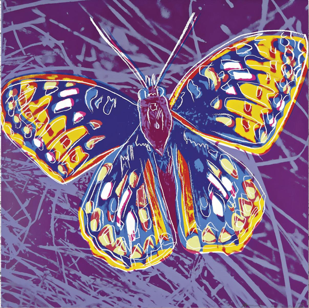 San Francisco Silver Spot Butterfly, from Endangered Species  1983  Screenprint 