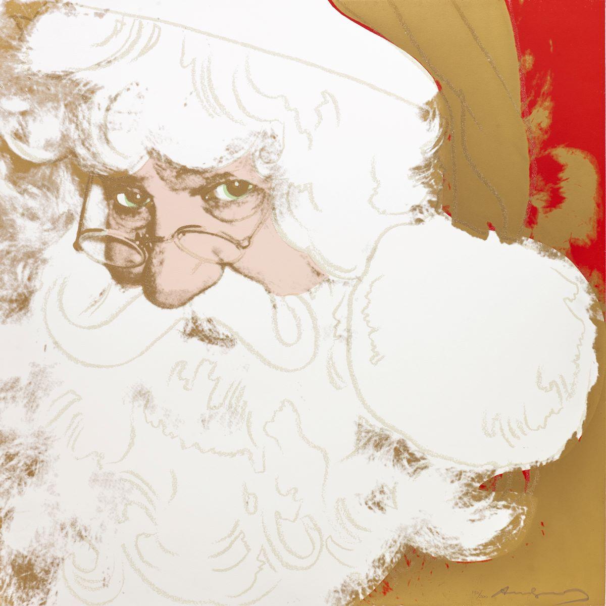 Andy Warhol Figurative Print – Santa Claus, 1981 (FS.II.266, Mythen)