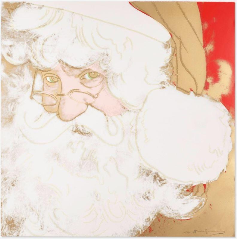 Père Noël (de la série Mythes) - Print de Andy Warhol