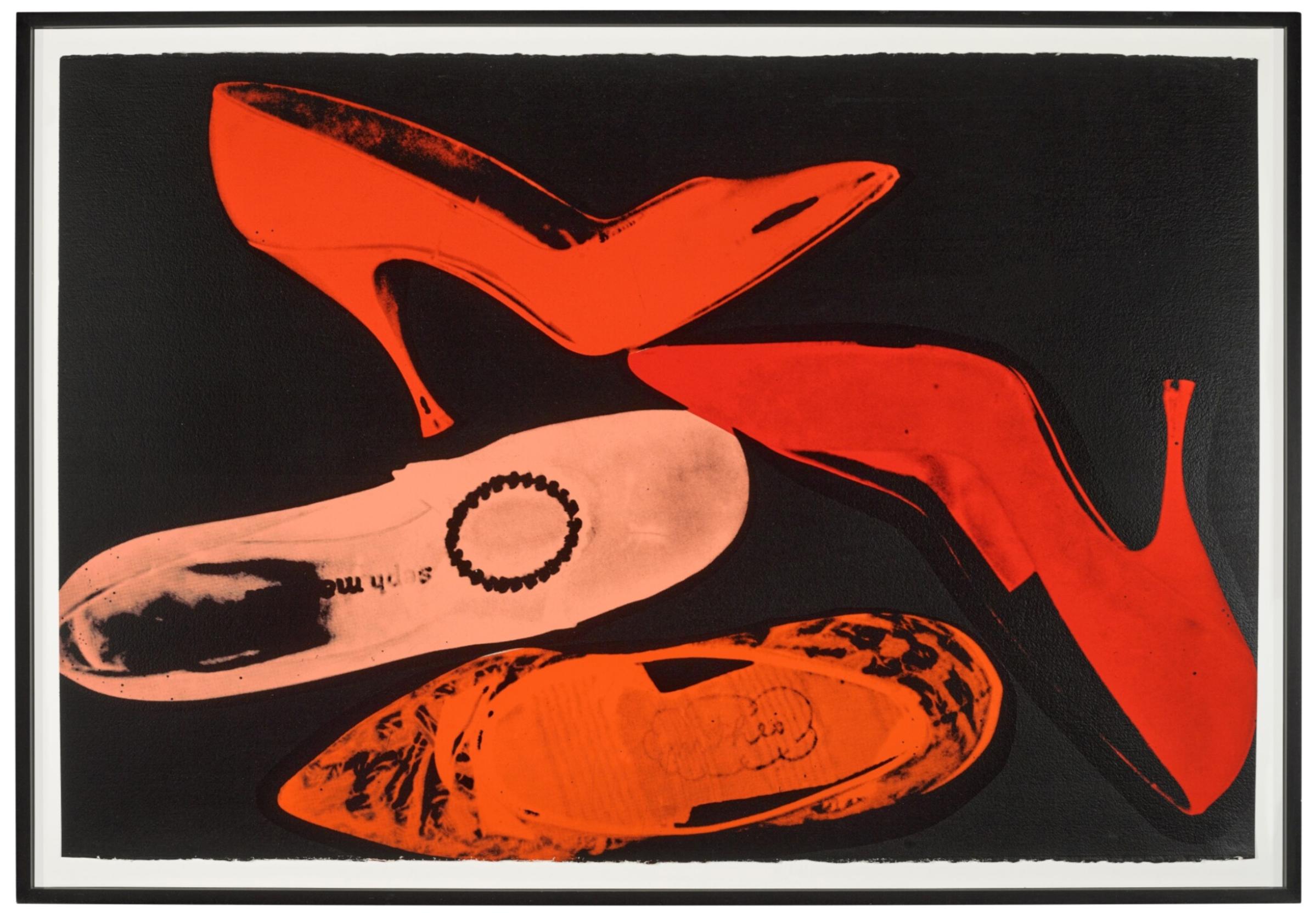 Schuhe – Print von Andy Warhol