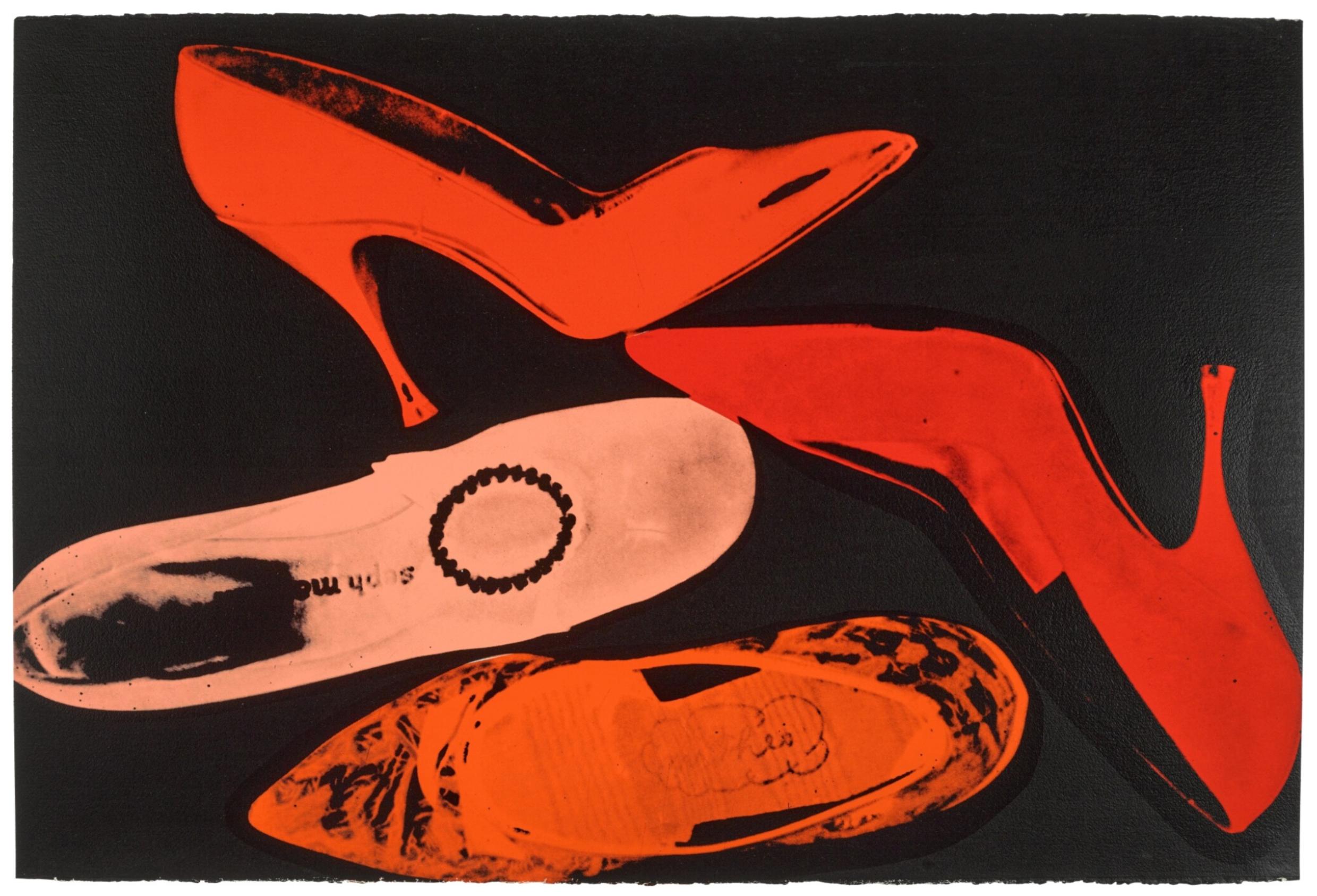 Still-Life Print Andy Warhol - Chaussures