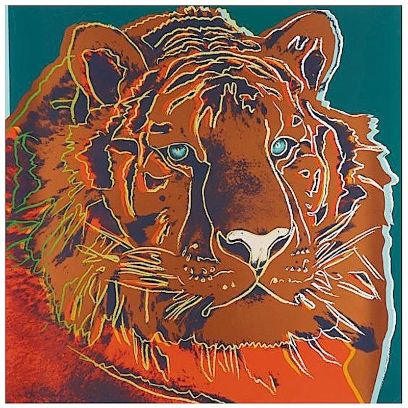Siberian Tiger, from Endangered Species - Print by Andy Warhol