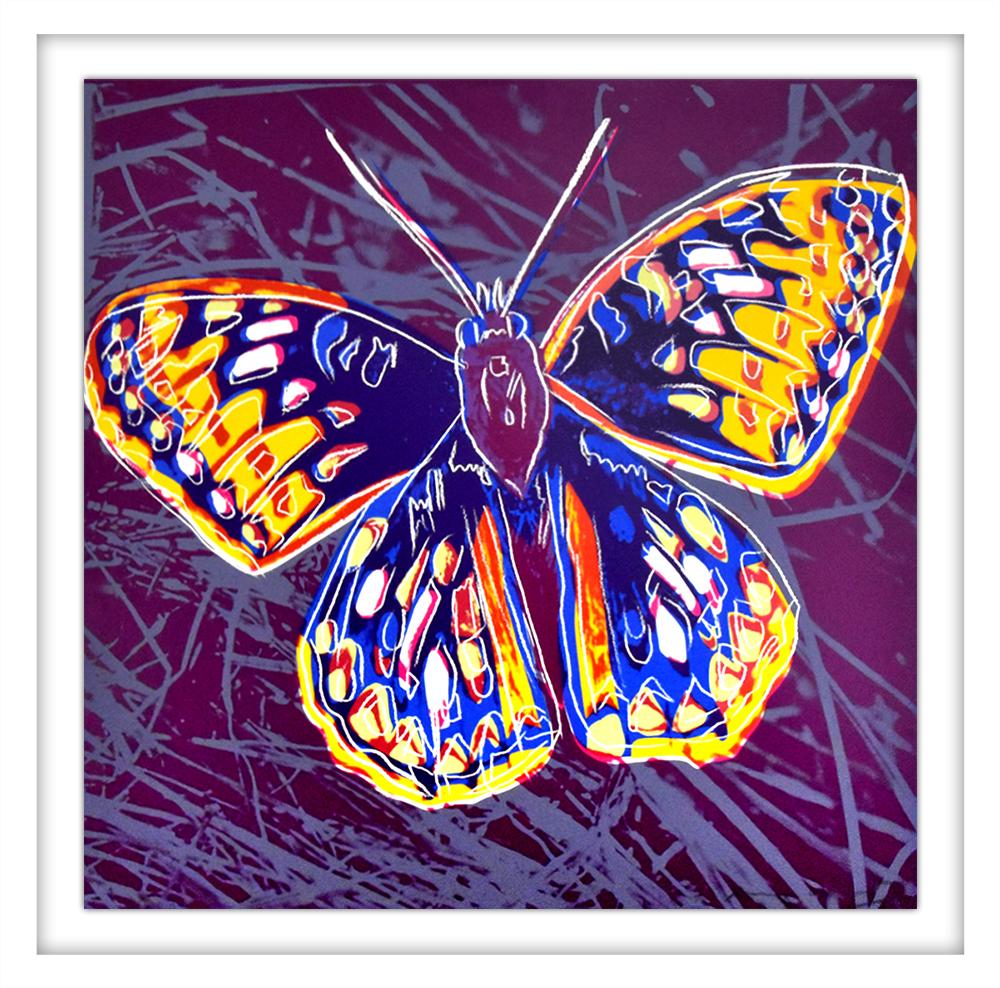 Silverspot Butterfly, from the Endangered Species Series - Print by Andy Warhol
