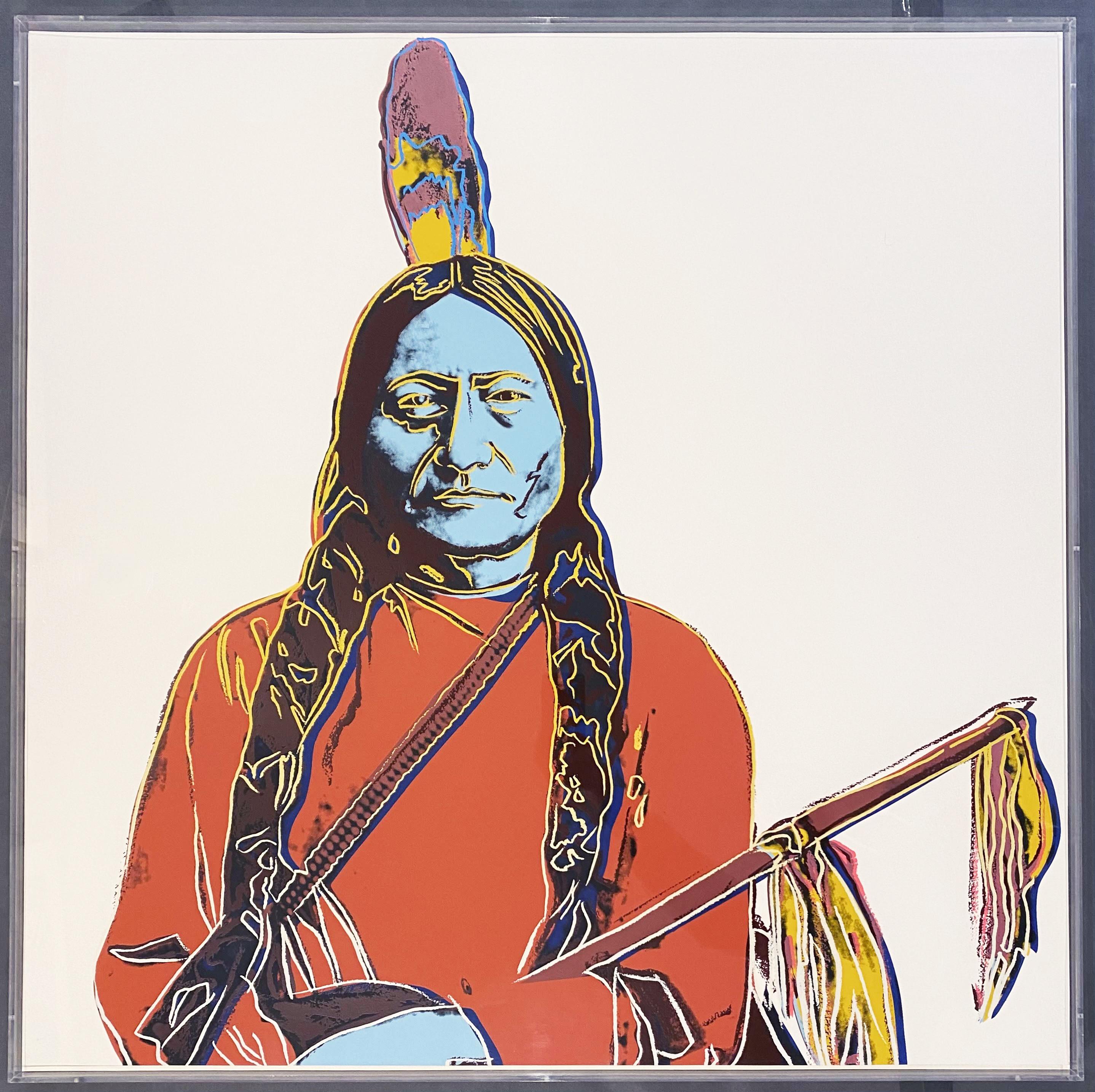 Sitting Bull - Print by Andy Warhol