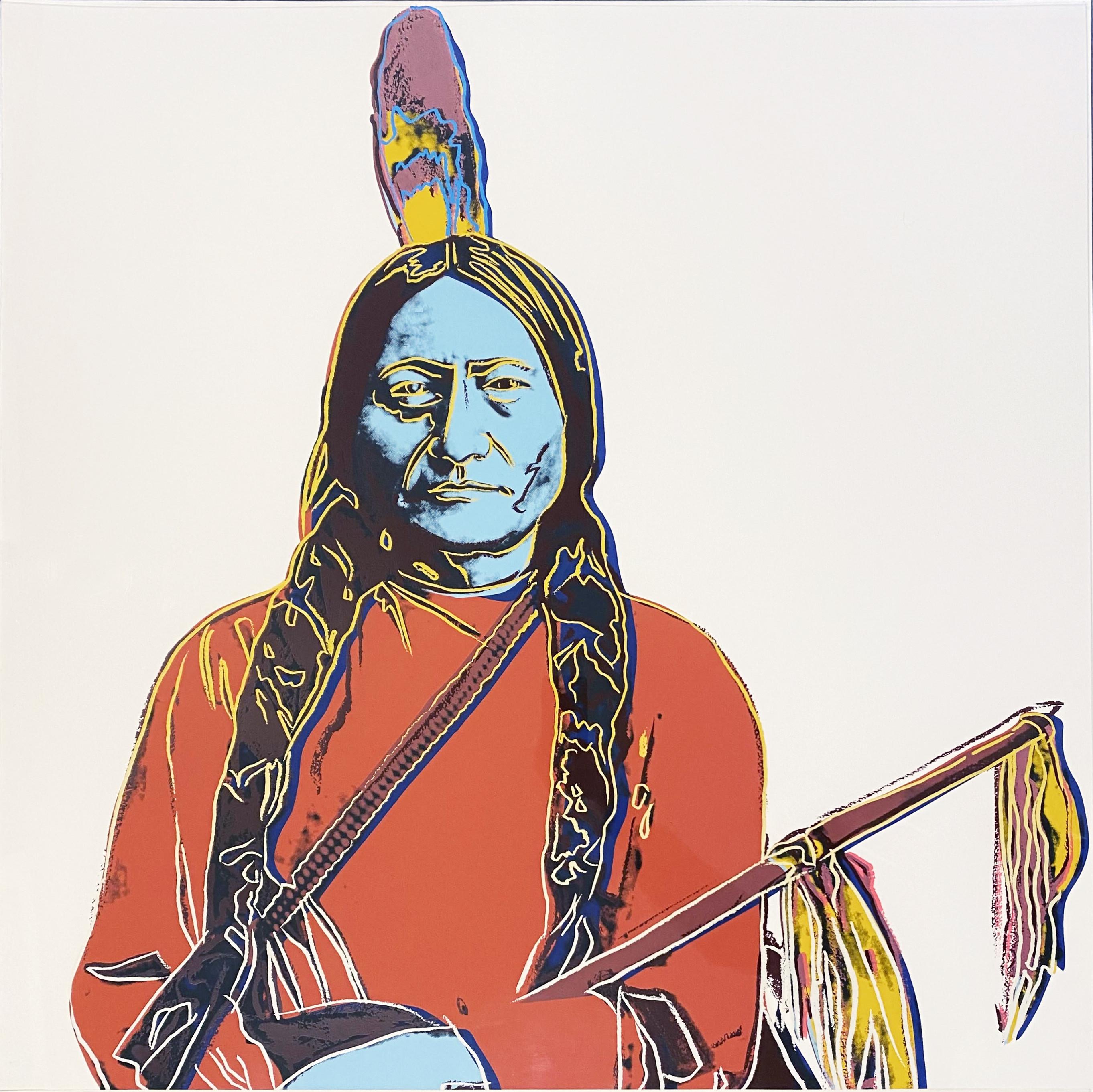 Andy Warhol Figurative Print - Sitting Bull