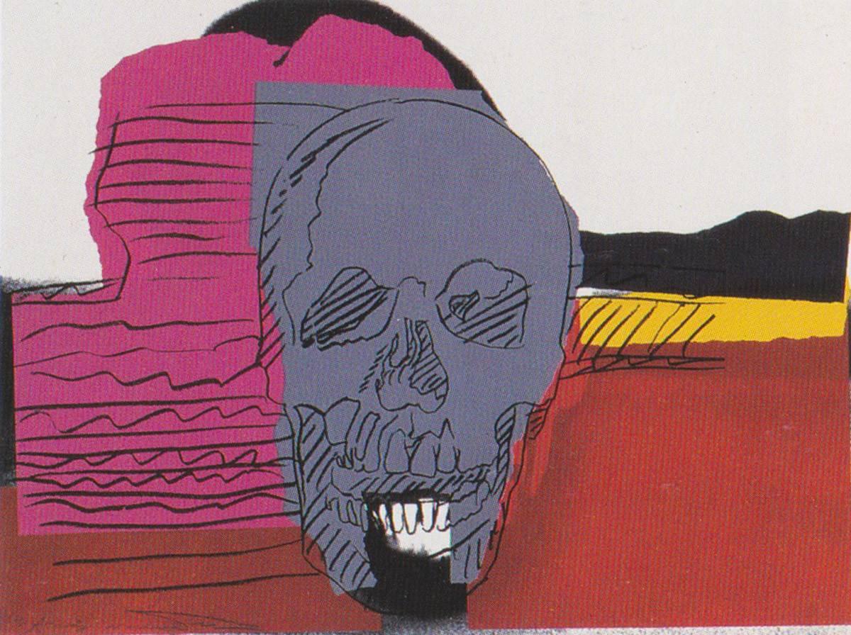 Andy Warhol Still-Life Print - Skull (FS II.159)