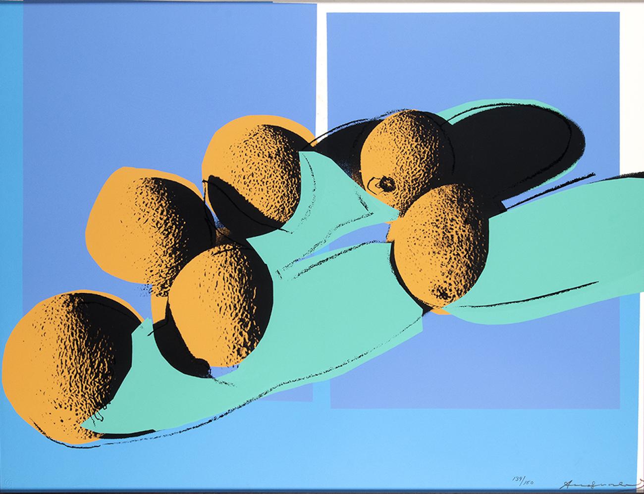 Andy Warhol Figurative Print - Space Fruit: Still Lifes - Cantaloupes I,  Screen Print