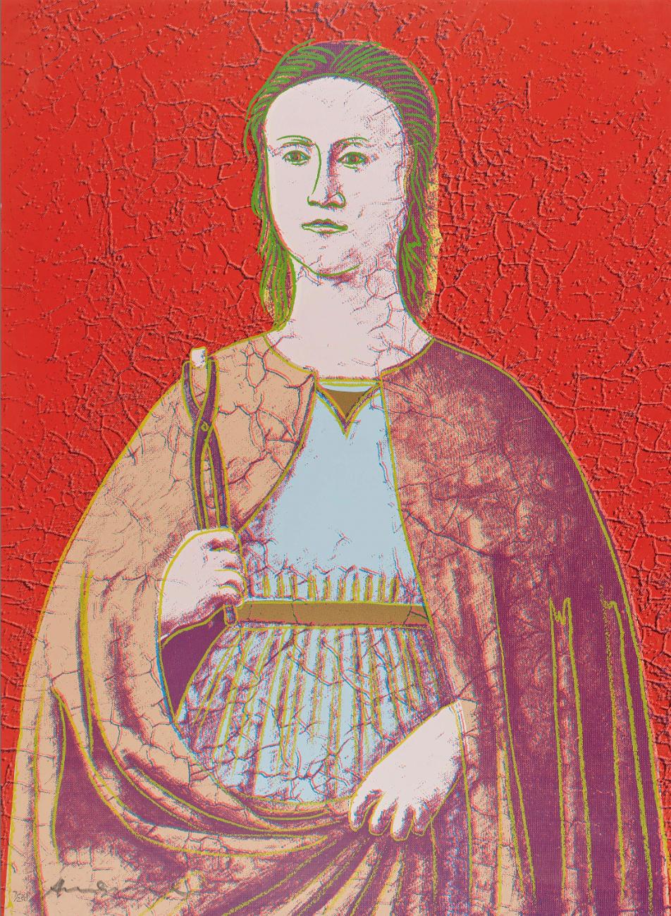 St. Apollonia FS II.330-333 (Matching-Set) – Print von Andy Warhol