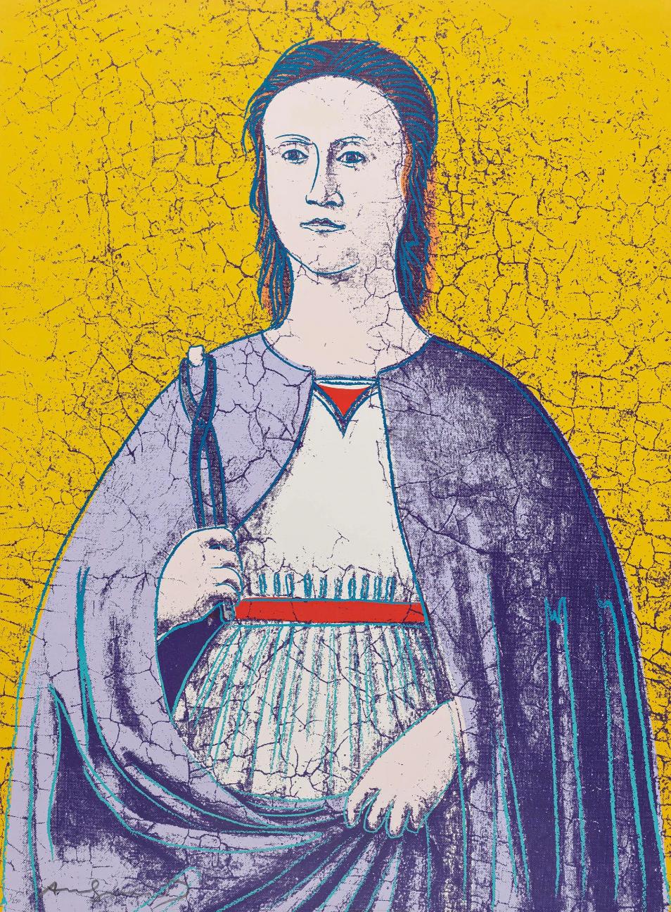 Artist: Andy Warhol 
Title: St. Apollonia FS II.330-333 (Matching Set)
Size:  30 x 22 Inches Each 
Medium: Screenprint 
Edition: 7/250
Year: 1984
Notes: Hand-signed and Numbered by the artist.