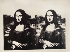 Sunday B. Morning (Andy Warhol) Mona Lisa Double Black on Vellum