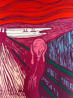 Sunday B. Morning (Andy Warhol), Munch's "The Scream" Pink
