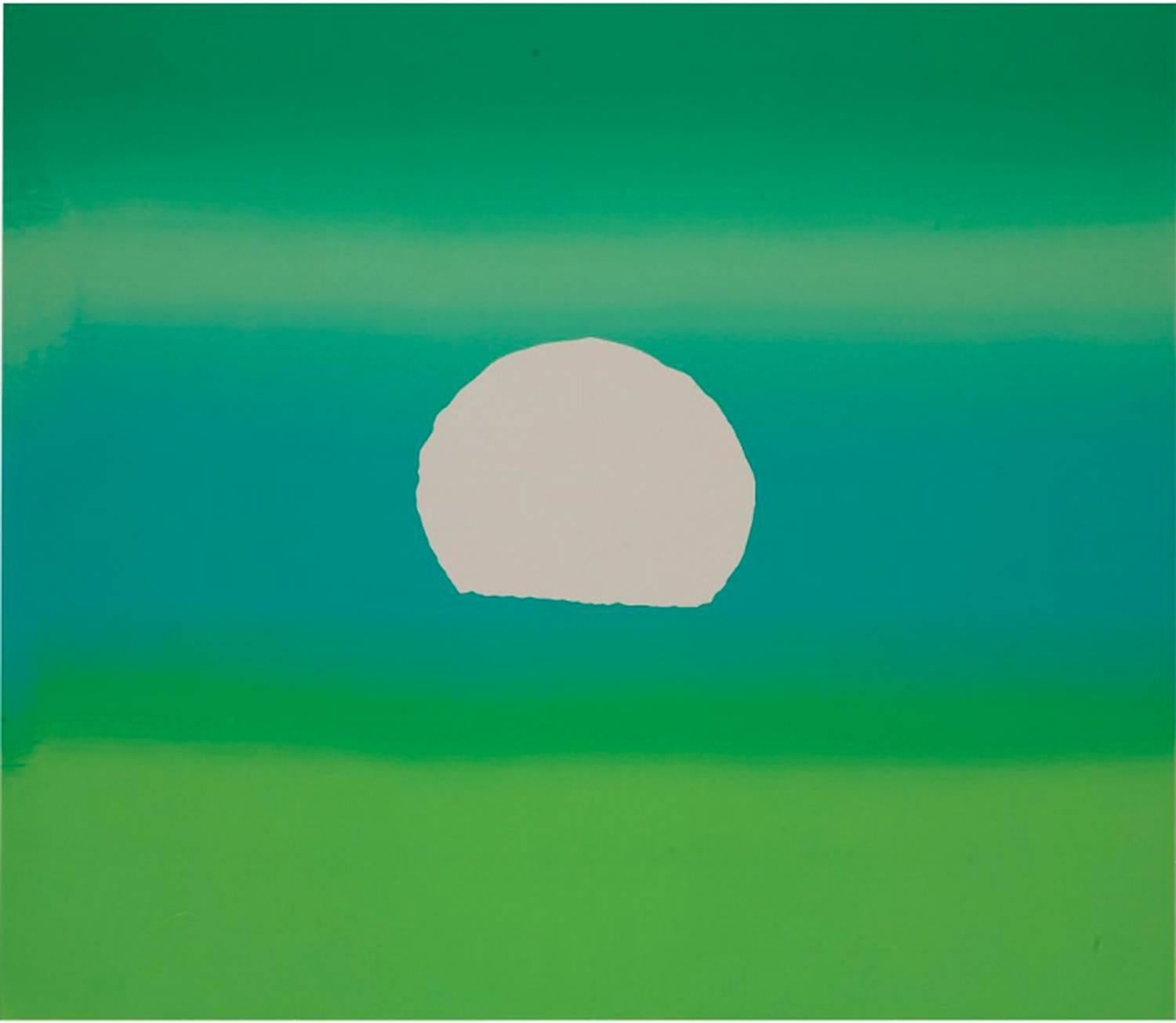 Andy Warhol Landscape Print - Sunset, Green  