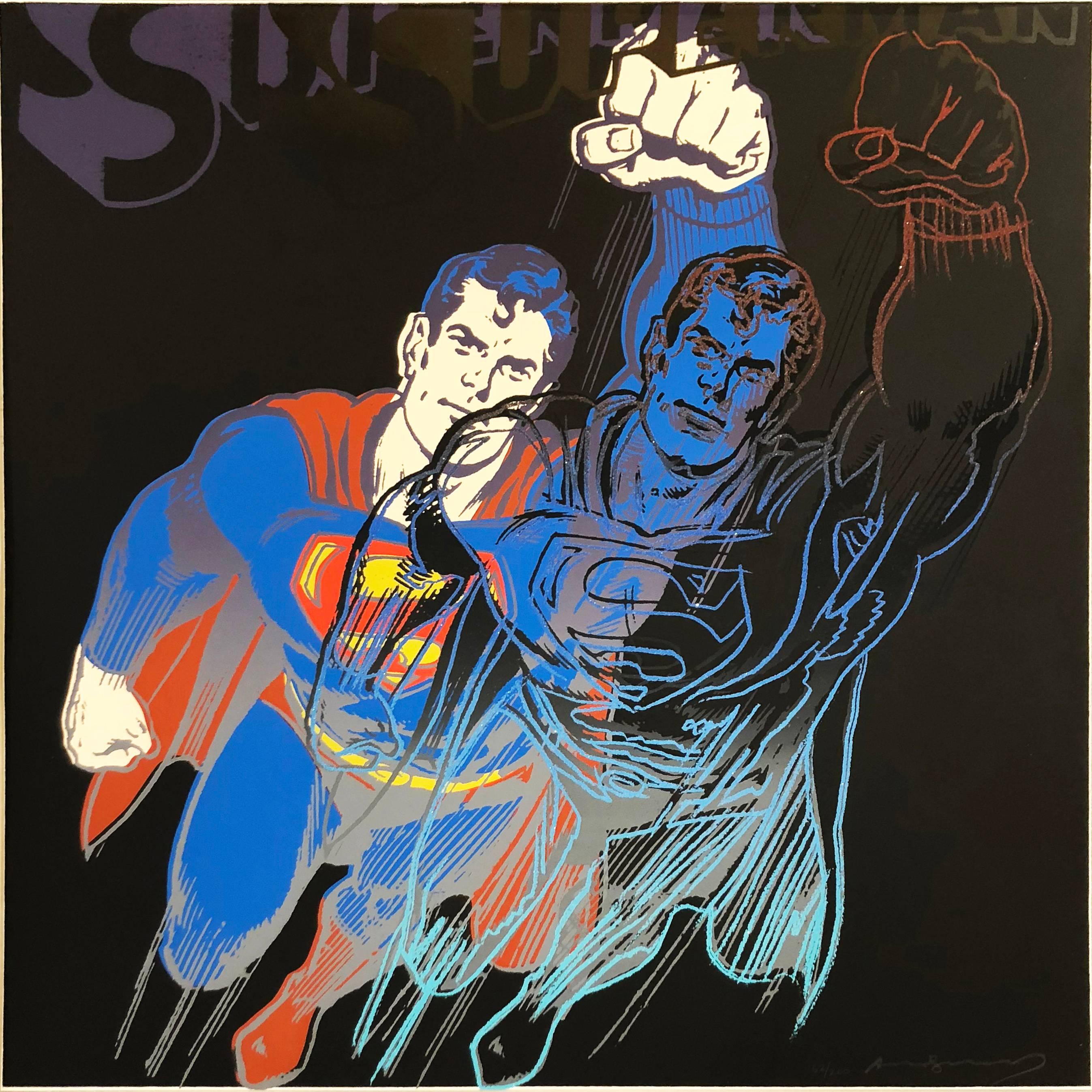 Andy Warhol Print - Superman