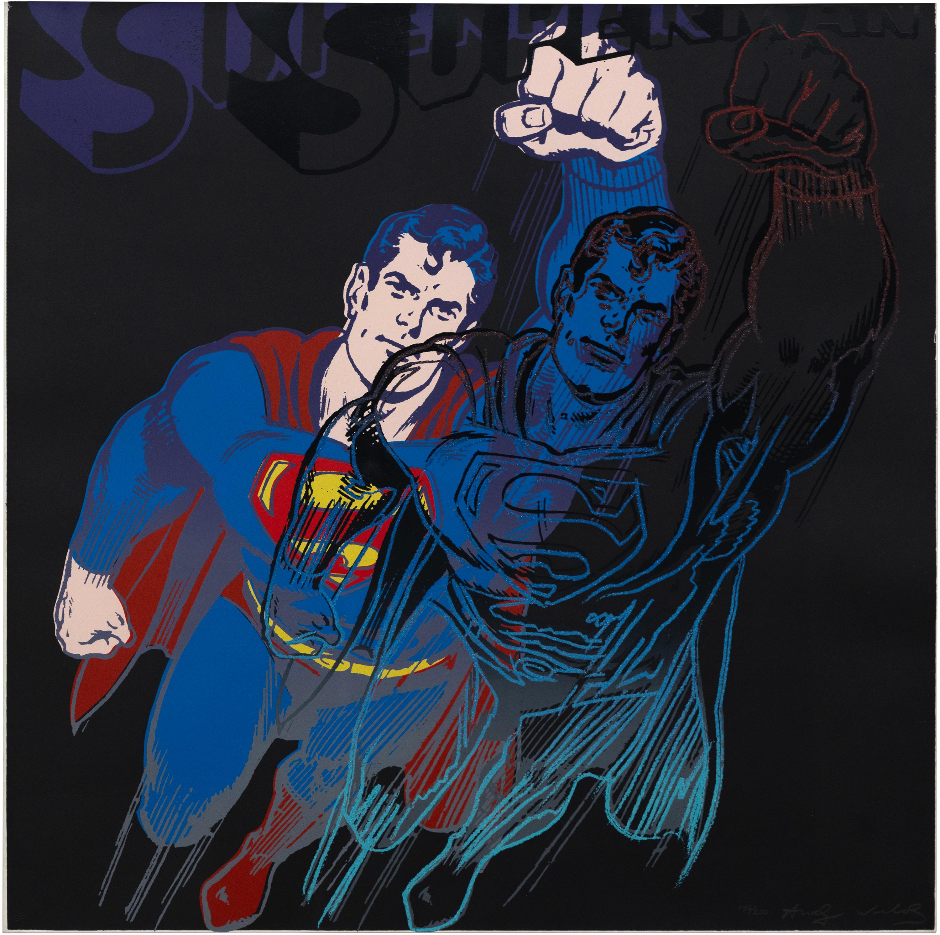 Figurative Print Andy Warhol - Superman (II.260)