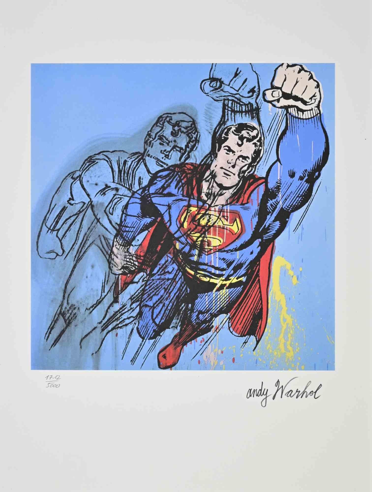 Superman Screen Print, Contemporary, Limited Edition 1712/5000, 1986