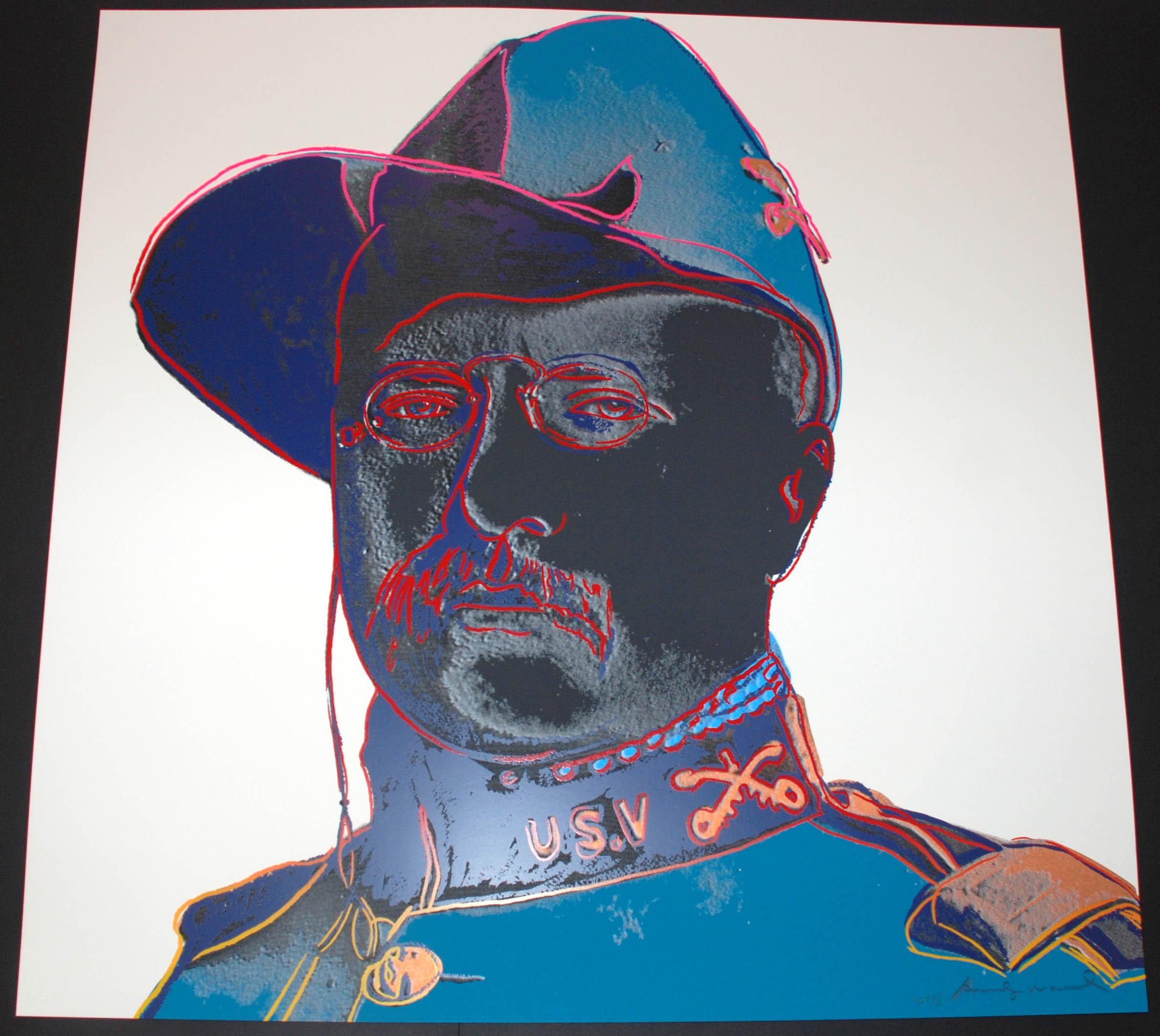 Teddy Roosevelt - Print by Andy Warhol