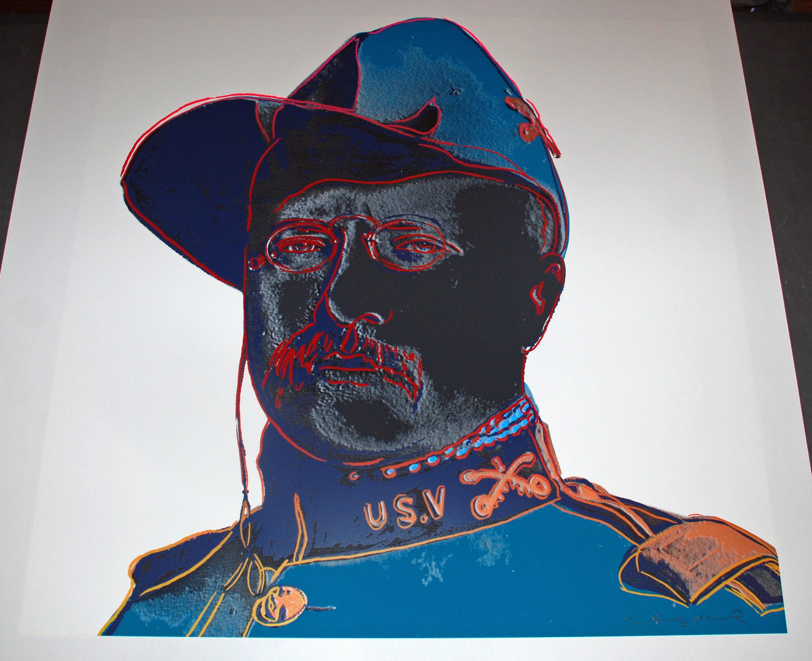 Teddy Roosevelt - Pop Art Print by Andy Warhol