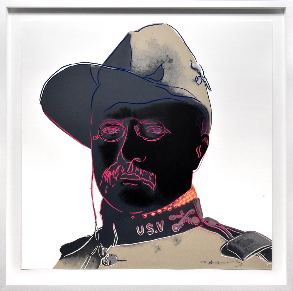 Teddy Roosevelt, from the Cowboys and Indians Series, 1986 - Print by Andy Warhol
