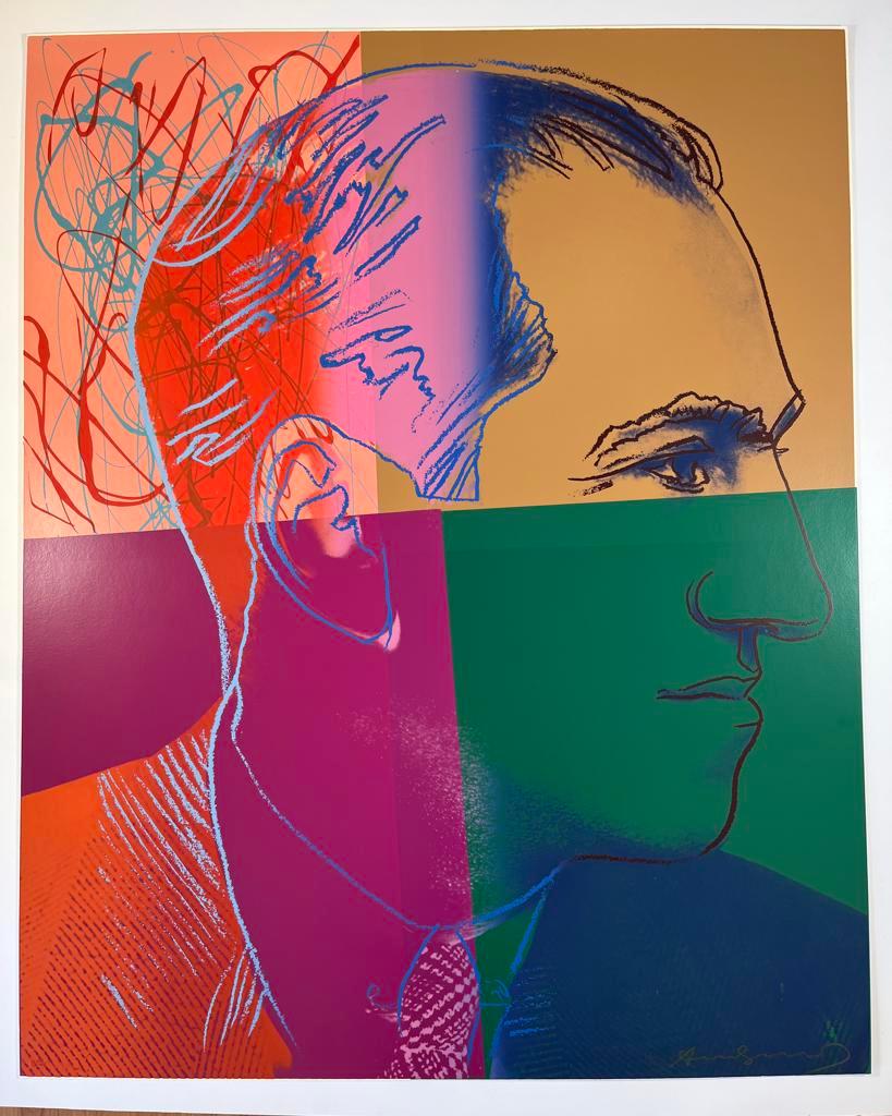 Ten Portraits of Jews of the Twentieth Century: George Gershwin - Print by Andy Warhol