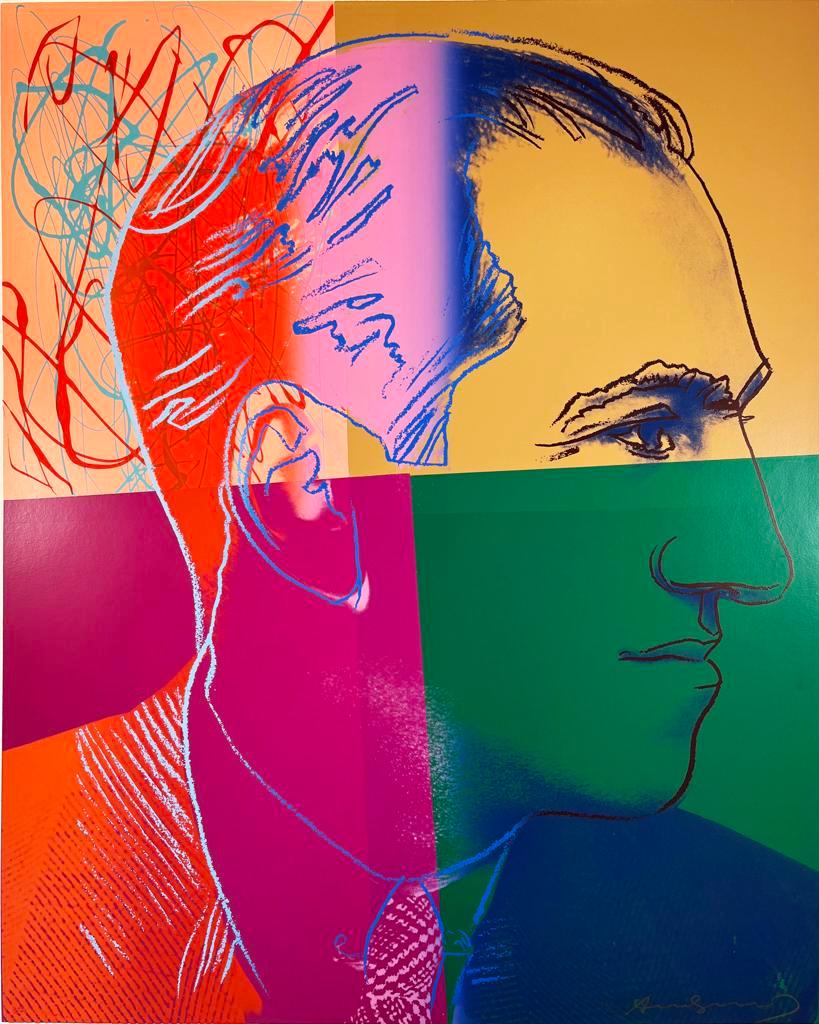 Andy Warhol Portrait Print - Ten Portraits of Jews of the Twentieth Century: George Gershwin