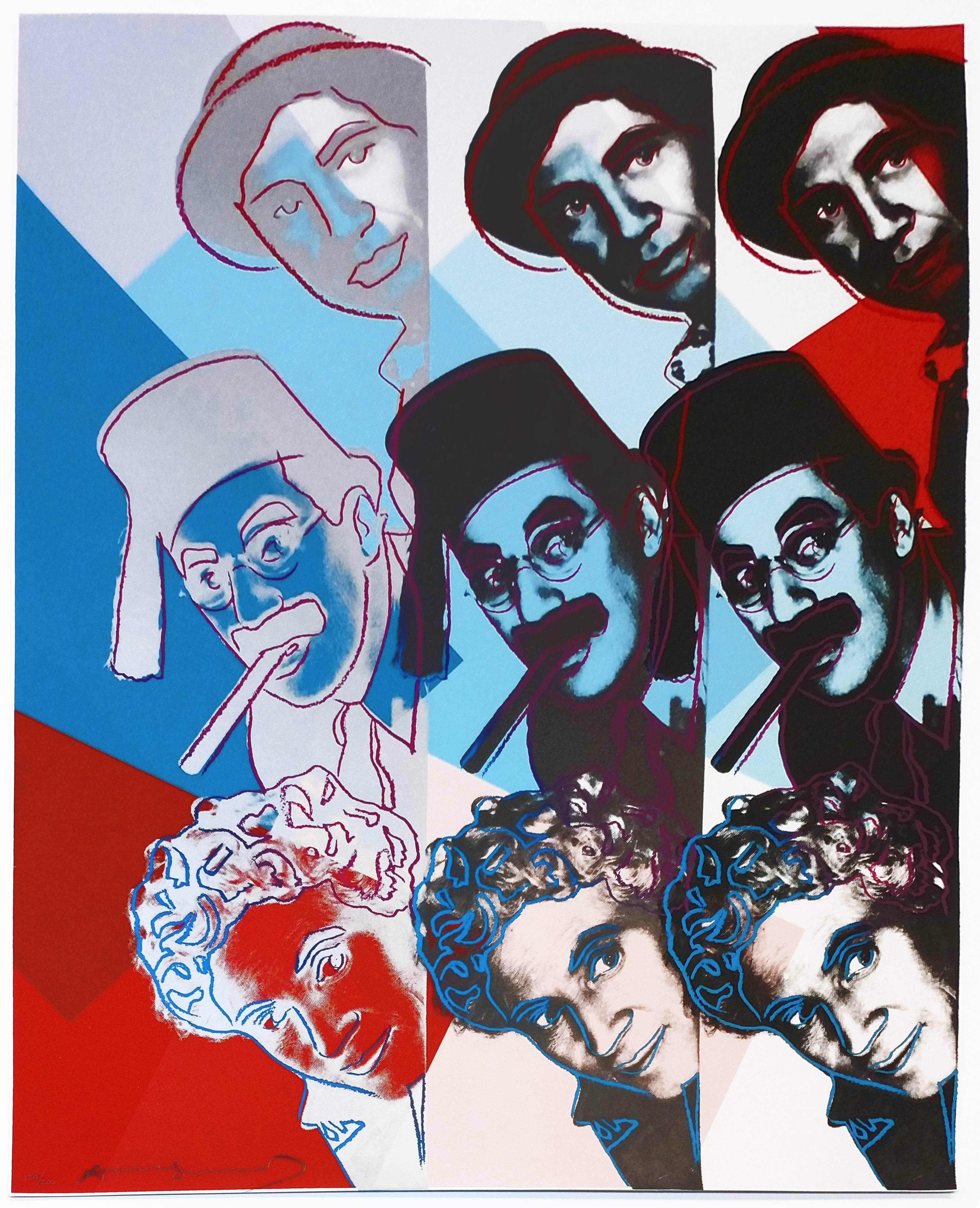 Andy Warhol Figurative Print - THE MARX BROTHERS - FS II.232