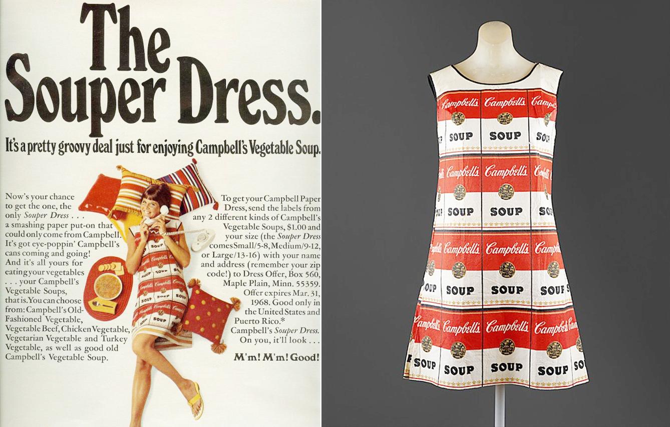 The Souper Dress, Andy Warhol For Sale 1
