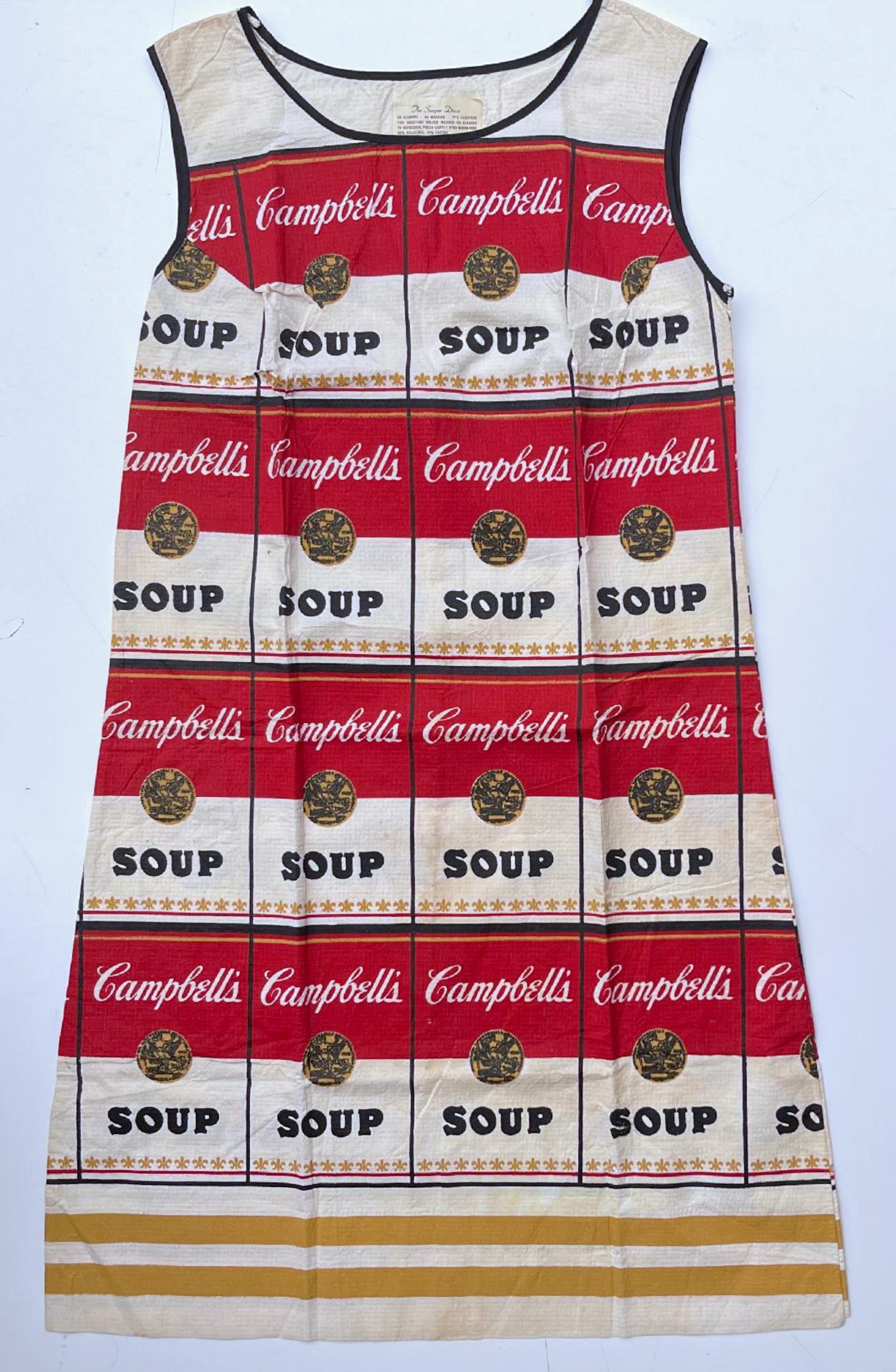 The Souper Dress sérigraphie sur cellulose avec étiquette, édition aux Warhol & Met Museums