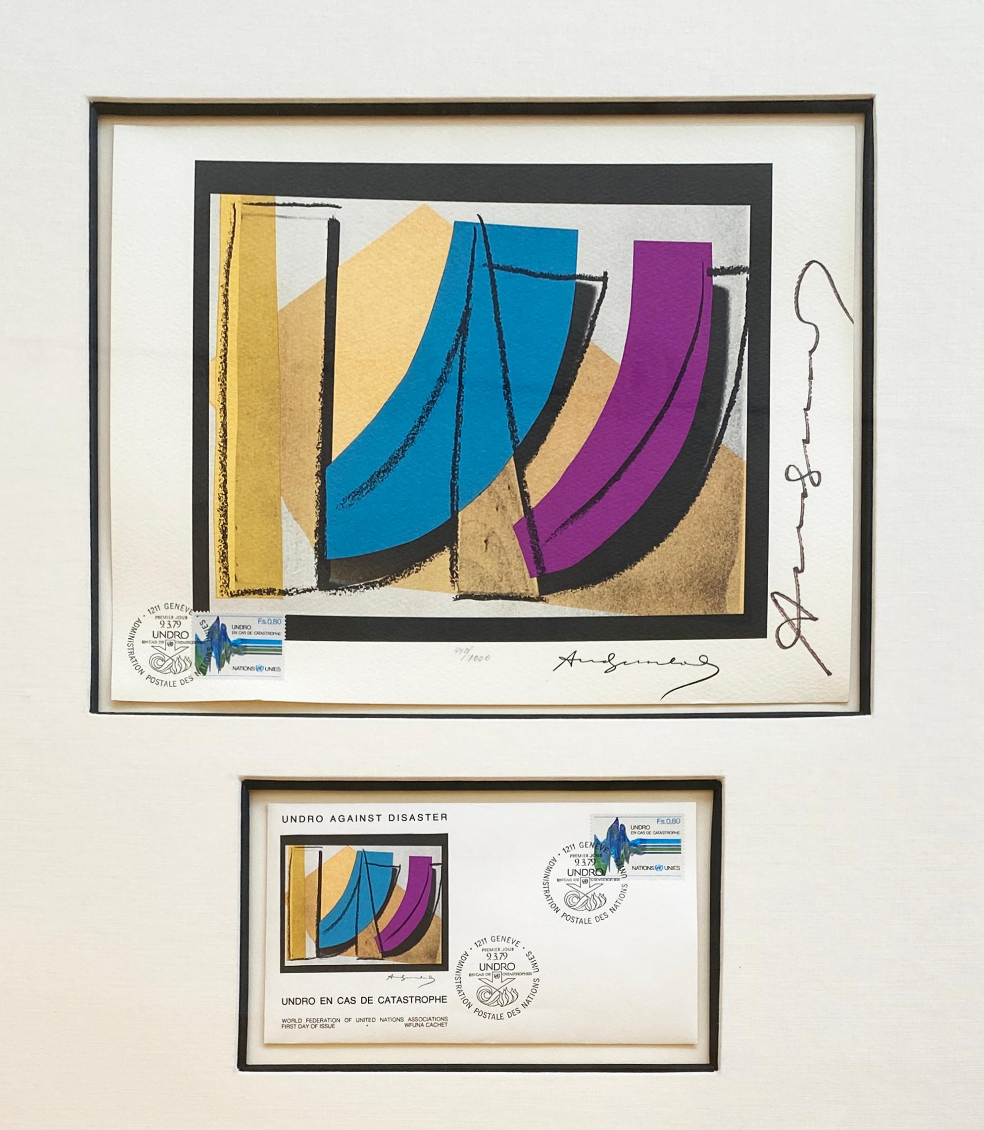 U.N. Stempel, II.185 – Print von Andy Warhol