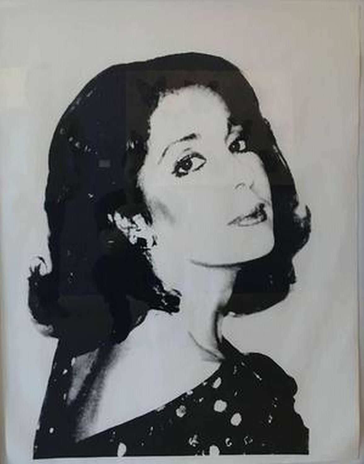 Andy Warhol Portrait Print - Unknown Female (Iranian Princess)
