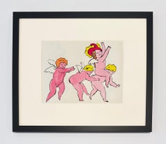 Andy Warhol Lithograph and Watercolor, In the Bottom of My Garden (Plate 15)