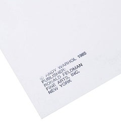 Van Heusen (Ronald Reagan), By Andy Warhol